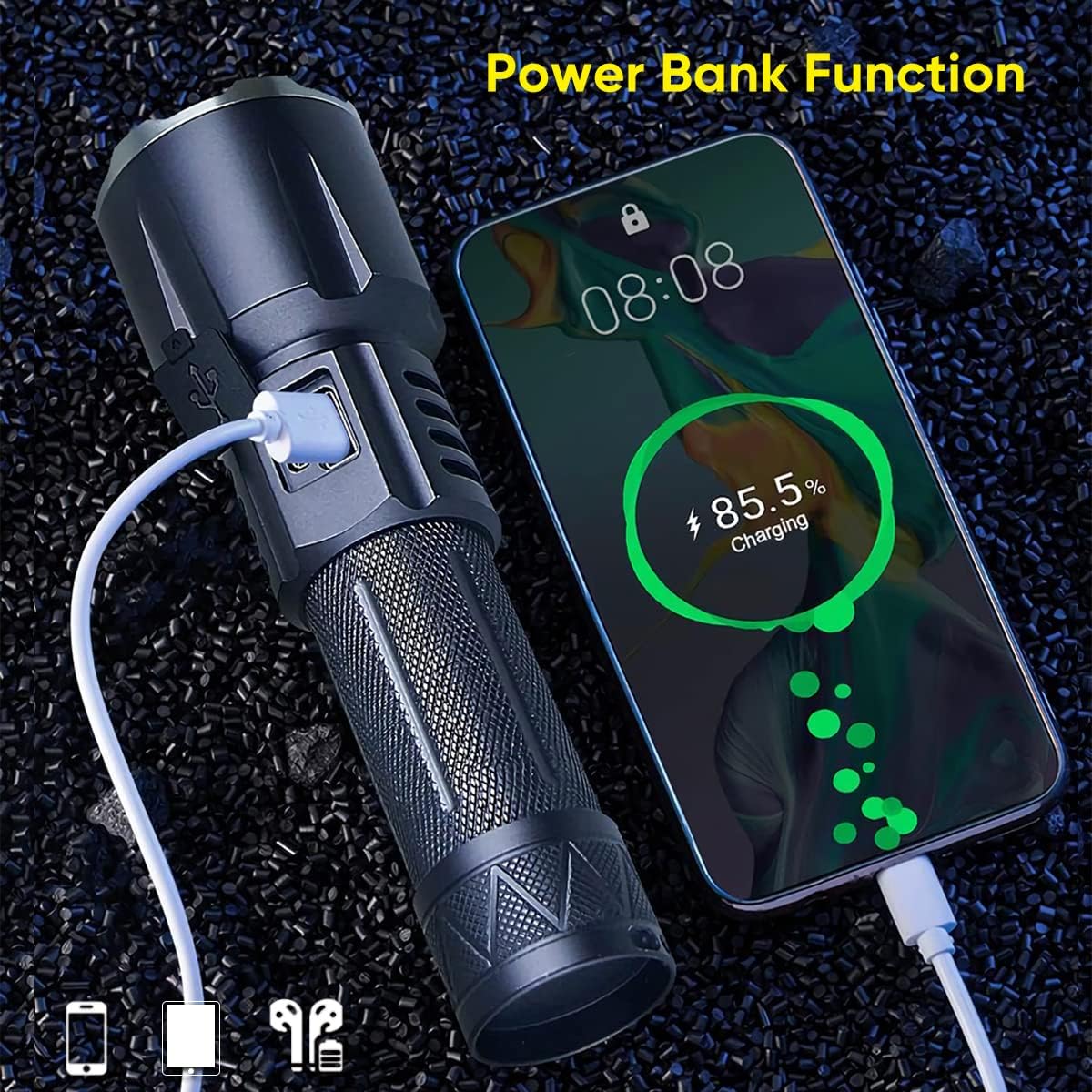 Zoomable Flashlights 2 in 1 Pack